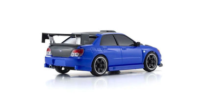 Kyosho | Mini-Z AWD Subaru Impreza WRX with GT Wing MA-020, Blue | MPN: 32653BL