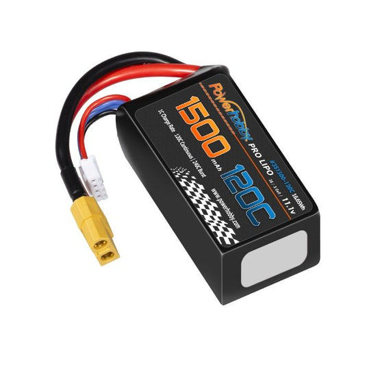 Power Hobby | 3S 11.1V 1500mah 120C Lipo Battery w XT60 Plug | MPN: 3S1500120CXT60