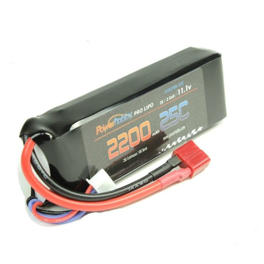 Power Hobby | 3S 11.1V 2200MAH 25C W/ Deans  | MPN: 3S220025CDNS