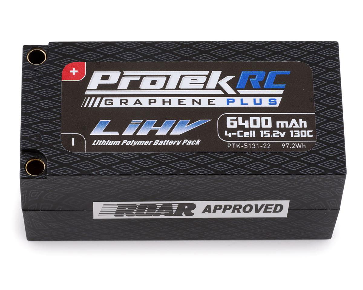 Protek R/C | 4S 130C Low IR Si-Graphene+ HV Shorty LiPo Battery | MPN: 513122