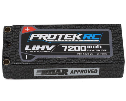 Protek R/C | 2S 130C Low IR Si-Graphene+ HV HV Mid-Sized LiPo Battery | MPN: 513825
