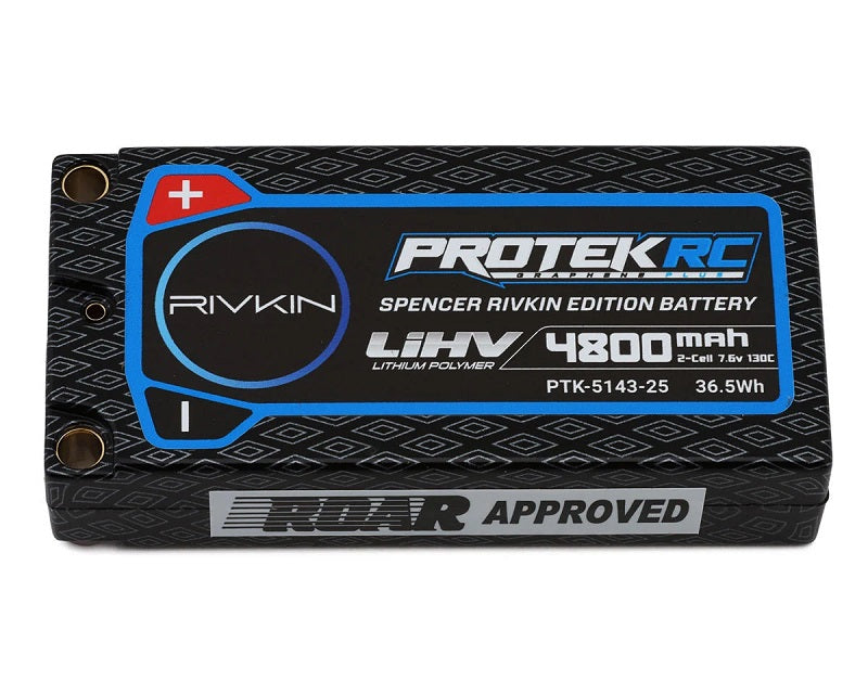 Protek R/C | Spencer Rivkin 2S 130C Low IR Si-Graphene + HV ULCG Shorty | MPN: 514325