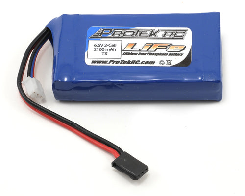 Protek R/C | LiFe 4PK Car Transmitter Battery Pack (6.6V/2100mAh) | MPN: 5188