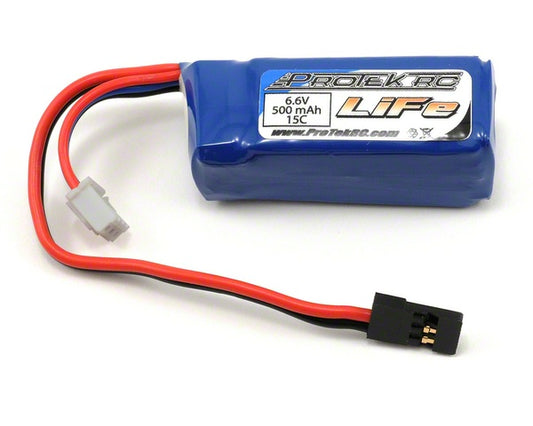 Protek R/C | 6.6V 500mAh 15C LiFe Stick Battery Pack | MPN: 5183