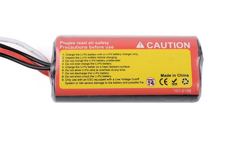 RC4WD | 7.4V 320mAh Lithium Ion Battery w/Balance Plug | MPN: ZE0127
