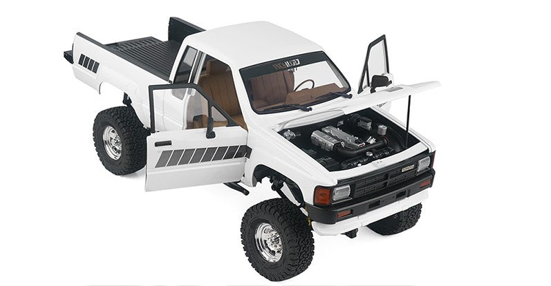 RC4WD | RC4WD Trail Finder 2 Truck RTR LWB w/ 1987 Bodyset (White) | MPN: ZRTR0064