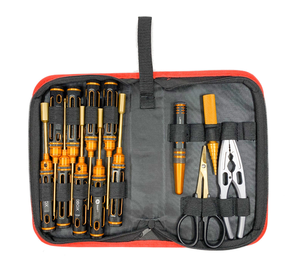 Racers Edge | Big Handle Black Gold Metric Tool Set w/Premium Bag (13pcs) | MPN: 7752