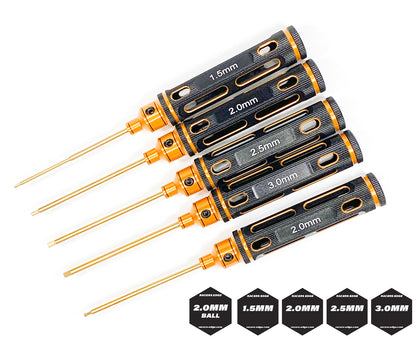 Racers Edge | Big Handle Black Gold Metric Tool Set w/Premium Bag (13pcs) | MPN: 7752
