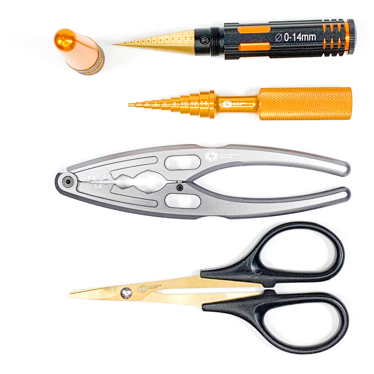 Racers Edge | Big Handle Black Gold Metric Tool Set w/Premium Bag (13pcs) | MPN: 7752