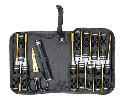Racers Edge | Honeycomb Metric Tool Set w/Classic Bag (14pcs) | MPN: 7753