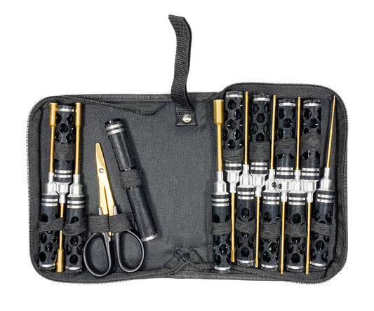 Racers Edge | Honeycomb Metric Tool Set w/Classic Bag (14pcs) | MPN: 7753