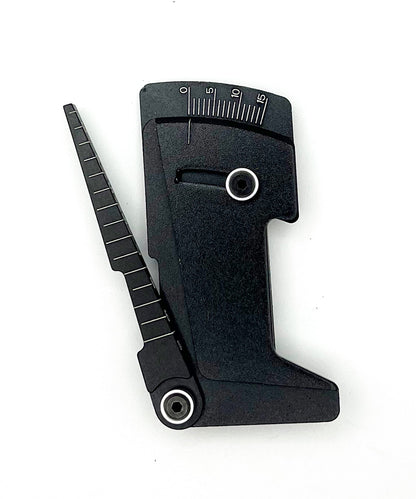 Racers Edge | Aluminum Ride Height/Camber Gauge, Black | MPN: PRO7026