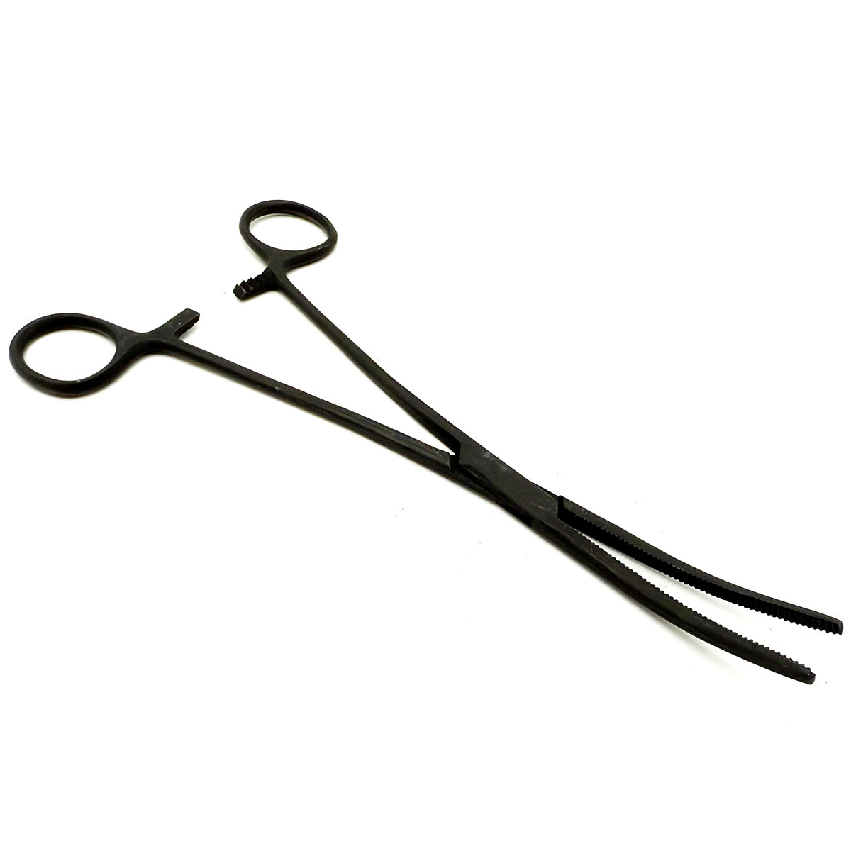 Racers Edge | 8" Locking Pliers, Curved, Stainless Steel (Black Finish) | MPN: PRO7053