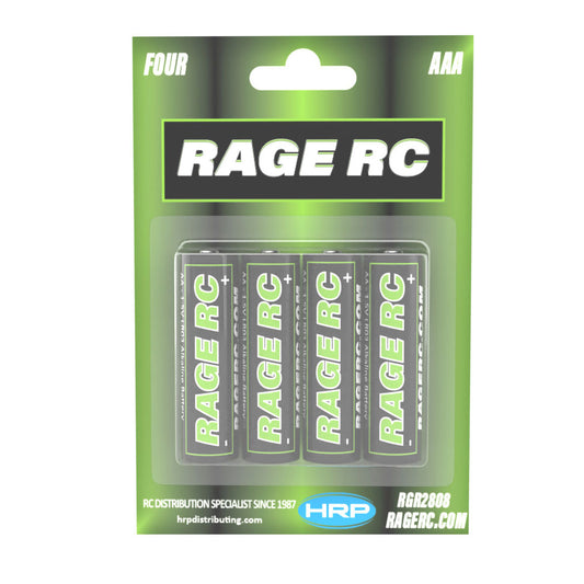 Rage R/C | AAA Alkaline Batteries (4 Pack) | MPN: 2808
