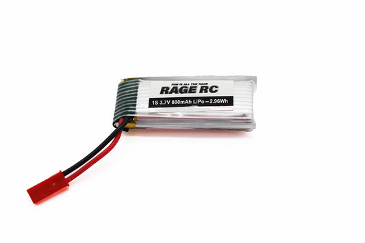 Rage R/C | 1S 3.7V 800mAh LiPo Battery; Tribus | MPN: 3111