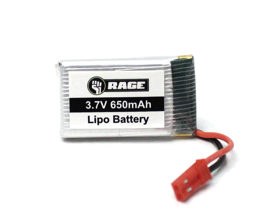 Rage R/C | 1S 3.7V 650mAh Lipo Battery; Stinger 240 | MPN: 4054
