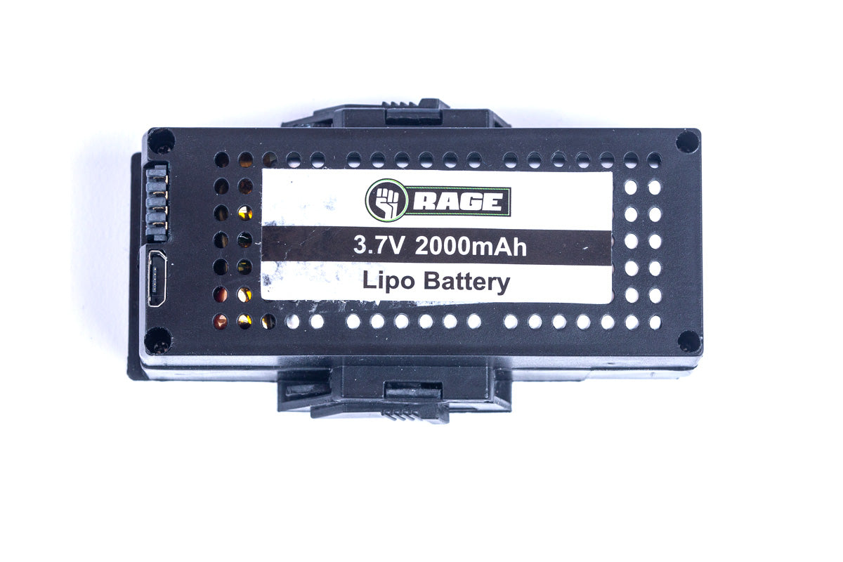 Rage R/C | 3.7V 1S 2000mAh Lipo Battery w/Case; Stinger 2.0 | MPN: 4412