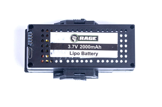 Rage R/C | 3.7V 1S 2000mAh Lipo Battery w/Case; Stinger 2.0 | MPN: 4412