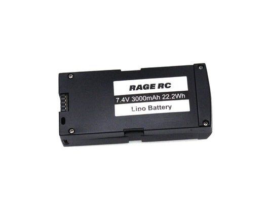 Rage R/C | 2S 7.4V 3000 mAh Battery w/ Case; Stinger GPS | MPN: 4465