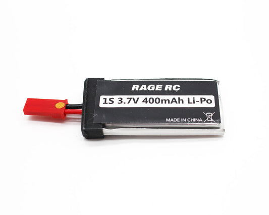 Rage R/C | 1S 400mAh 25C LiPo Battery with JST Plug;Vintage Stick X4 | MPN: A1243