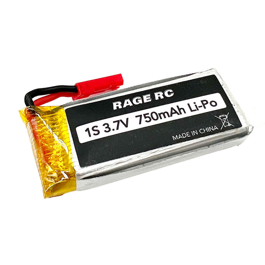 Rage R/C | 3.7V 750mAh 35C LiPo Battery w/JST; Electra | MPN: A1427