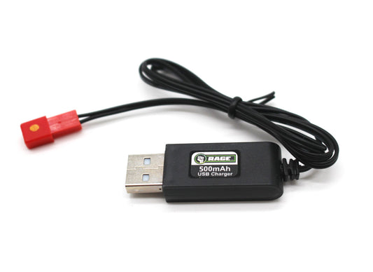 Rage R/C | 500mA 1S USB Charger with JST Plug | MPN: A1428