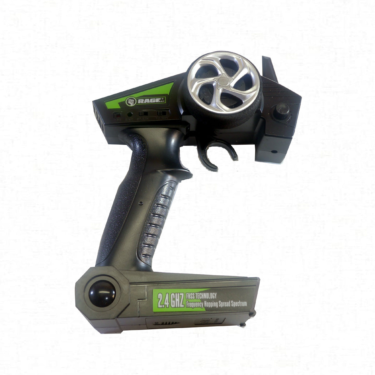 Rage R/C | 2.4Ghz 2-Channel Auto-Bind Transmitter: Black Marlin BL, | MPN: B1237B