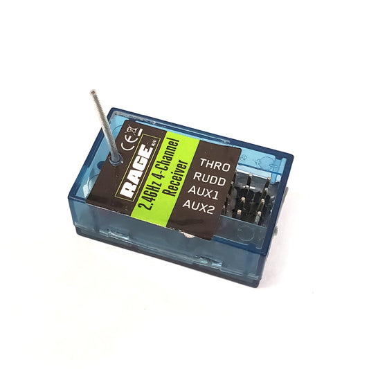Rage R/C | 2.4Ghz 4-Channel Auto-Bind Receiver; Eclipse, Eclipse 650 | MPN: B1330B