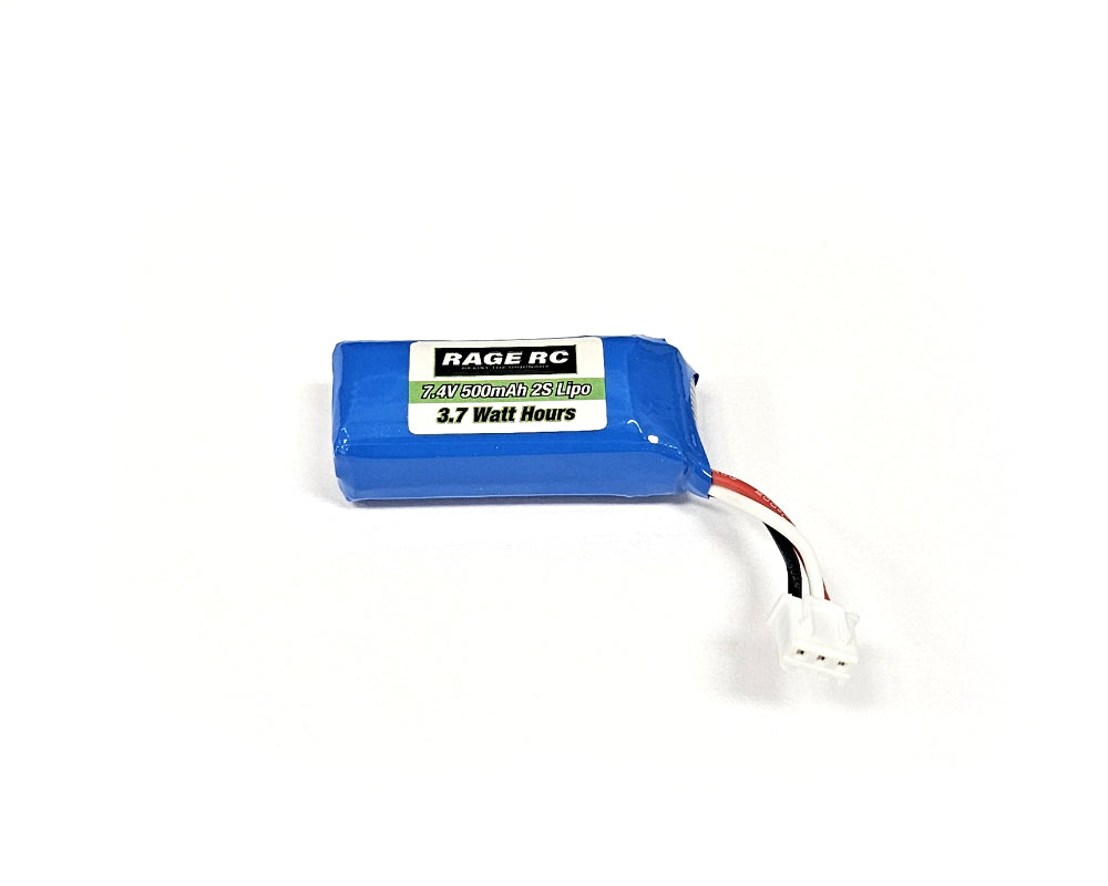 Rage R/C | 7.4V 500mAh LiPo Battery; Mini Trek | MPN: C2480