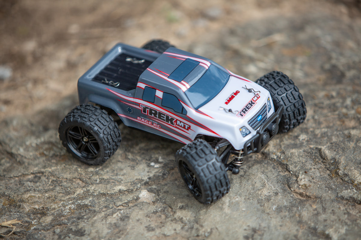 Rage R/C | Mini Trek MT 1/24 RTR Monster Truck - Gray | MPN: C2500