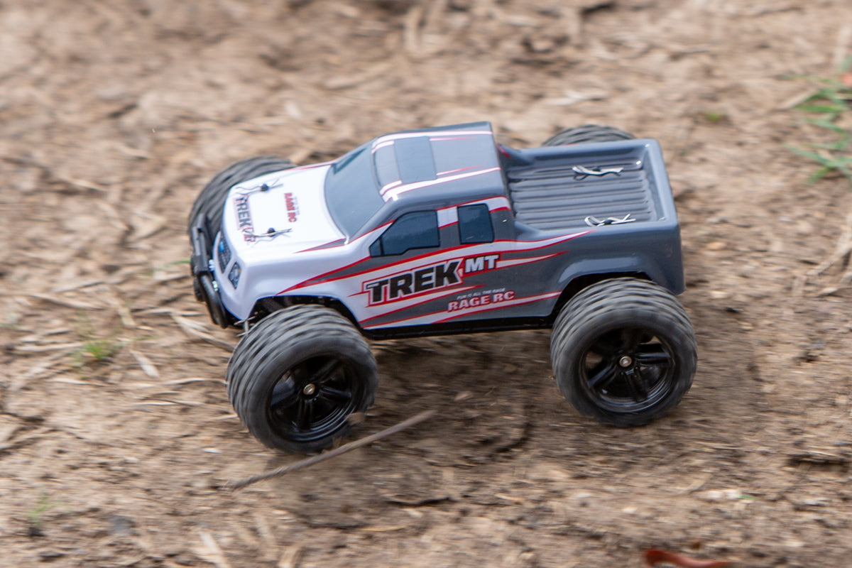 Rage R/C | Mini Trek MT 1/24 RTR Monster Truck - Gray | MPN: C2500
