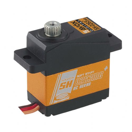 Savox | Micro Digital MG Servo 0.10sec / 30oz @ 6V | MPN: SH0263MGP