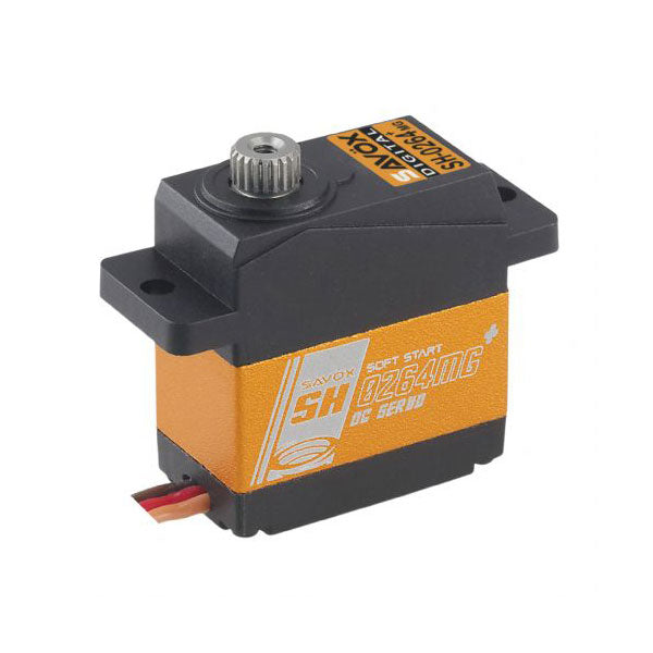 Savox | Super Torque Metal Gear Micro Servo w/Soft Start,0.06/16.7@6 | MPN: SH0264MGP