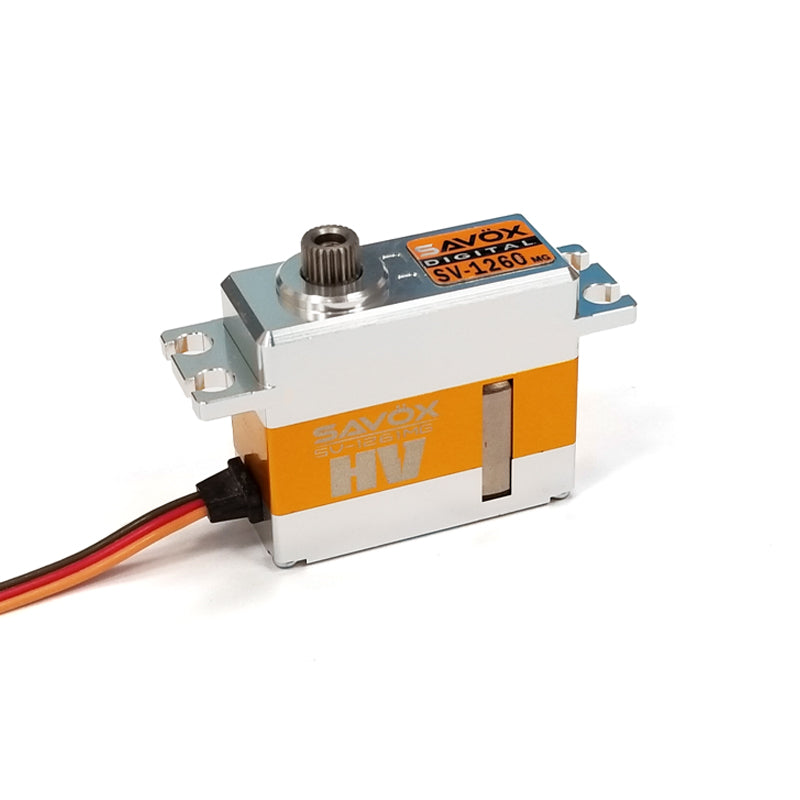 Savox | Mini Digital HV Alum Case Servo 0.055sec / 167oz @ 7.4V | MPN: SV1260MG