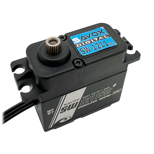 Savox | Waterproof High Voltage Digital Servo 0.08sec / 416.6o | MPN: SW1211SGP-BE