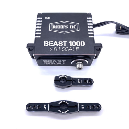 Reef's RC | Beast 1000 5th Scale Servo w/ Aluminum Horns | MPN: REEFS102