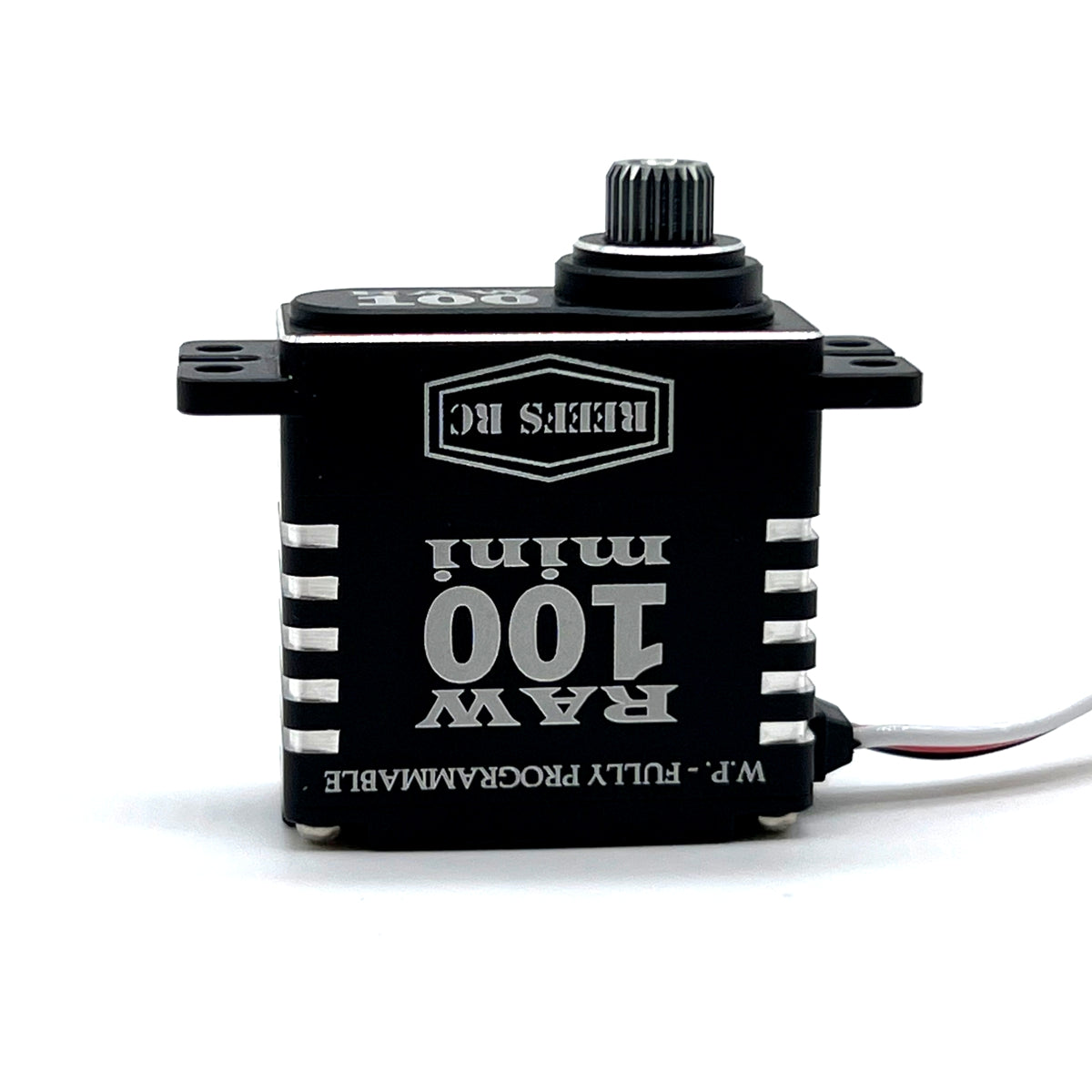 Reef's RC | RAW 100 Mini Black Servo Programmable | MPN: REEFS135