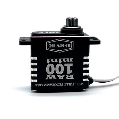 Reef's RC | RAW 100 Mini Black Servo Programmable | MPN: REEFS135