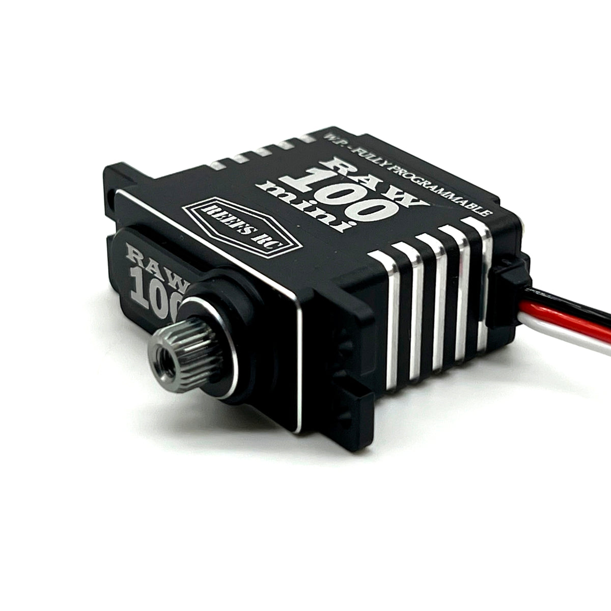 Reef's RC | RAW 100 Mini Black Servo Programmable | MPN: REEFS135