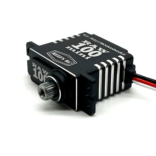 Reef's RC | RAW 100 Mini Black Servo Programmable | MPN: REEFS135