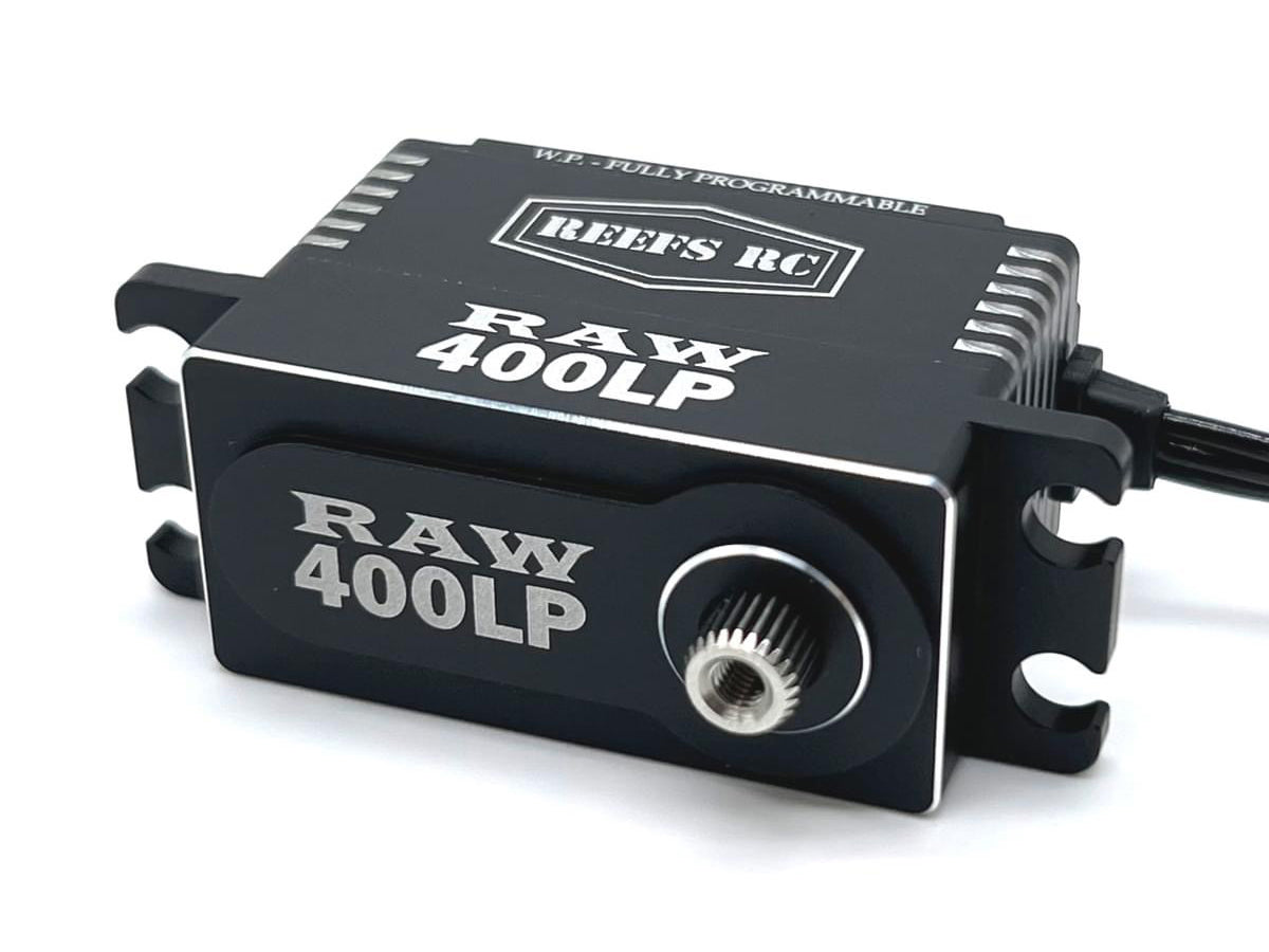 Reef's RC | RAW 400 LP Black Fully Programmable Waterproof Servo | MPN: REEFS137