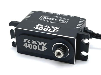 Reef's RC | RAW 400 LP Black Fully Programmable Waterproof Servo | MPN: REEFS137