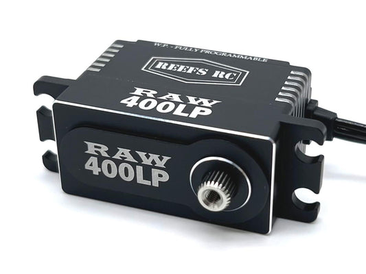 Reef's RC | RAW 400 LP Black Fully Programmable Waterproof Servo | MPN: REEFS137