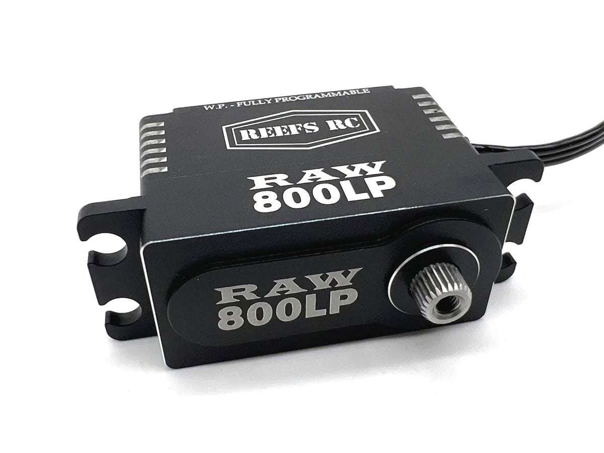Reef's RC | RAW 800 LP Black Servo, Programmable | MPN: REEFS146