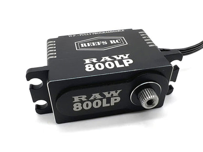 Reef's RC | RAW 800 LP Black Servo, Programmable | MPN: REEFS146