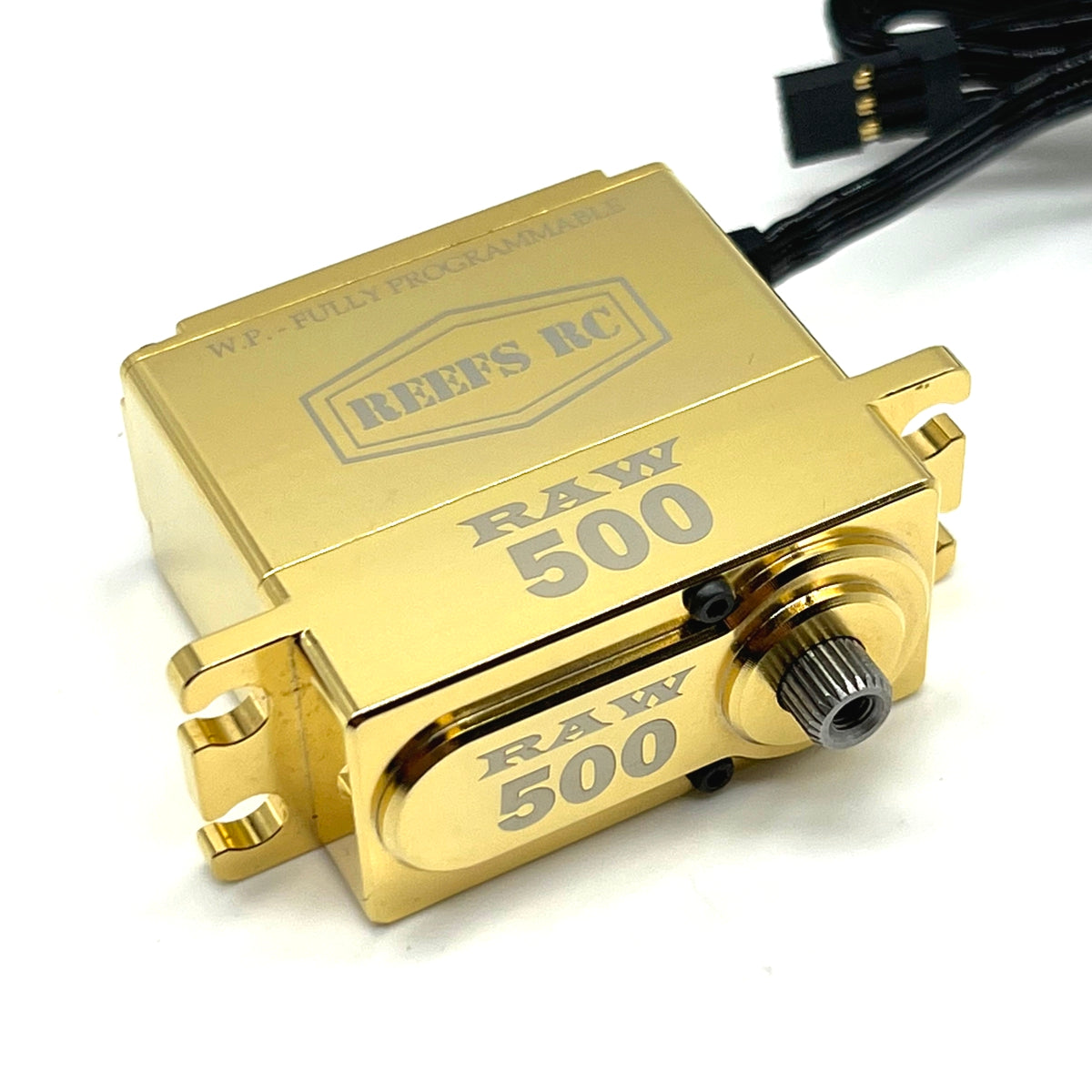 Reef's RC | RAW500 Servo, Brass Edition, Programmable | MPN: REEFS159