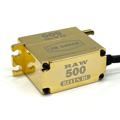 Reef's RC | RAW500 Servo, Brass Edition, Programmable | MPN: REEFS159