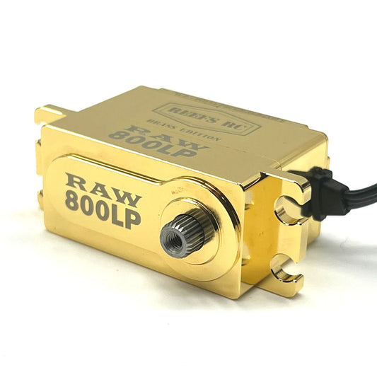 Reef's RC | RAW800LP Servo, Brass Edition, Programmable | MPN: REEFS160