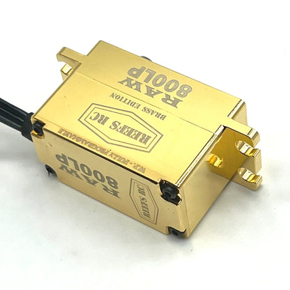 Reef's RC | RAW800LP Servo, Brass Edition, Programmable | MPN: REEFS160