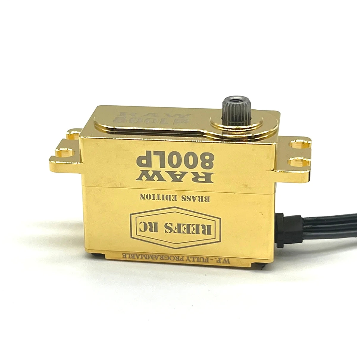 Reef's RC | RAW800LP Servo, Brass Edition, Programmable | MPN: REEFS160